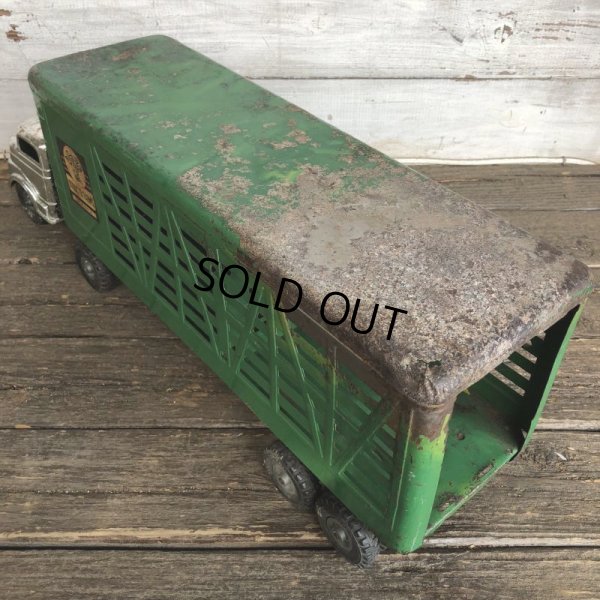 画像7: 50s Vintage Structo Farms Cattle Trailer Truck (J036) 