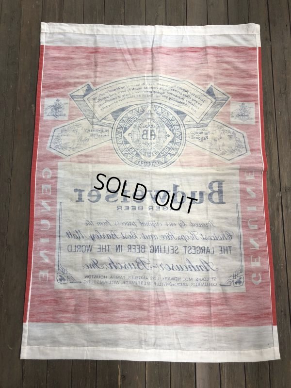 画像3: Vintage Budweiser Original Doorway Curtain Store Display (J768)