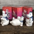 画像3: Vintage Happy Hippo Ceramic Piggy Bank Set of 3 (J773)