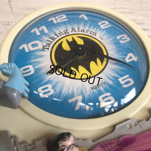 画像8: 70s Vintage Talking alarm Clock Batman & Robin (J771)