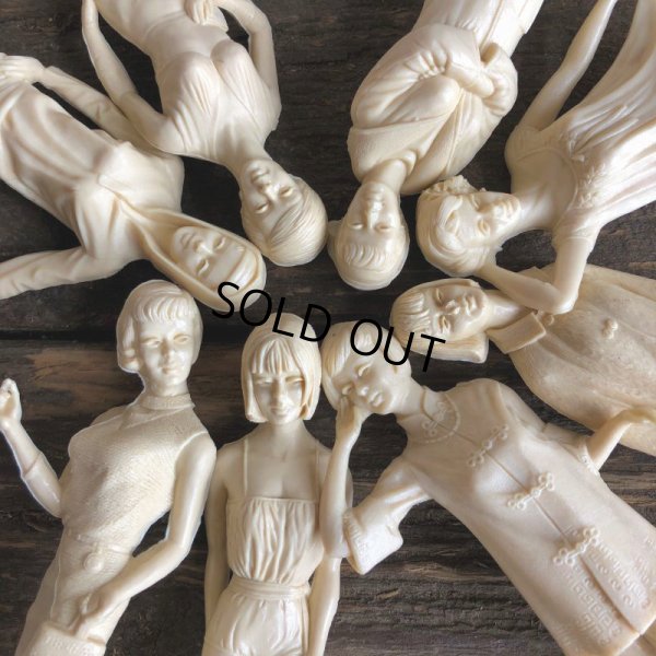 画像6: 60s Louis Marx Campus Cuties Figures Set of 8 (J774)