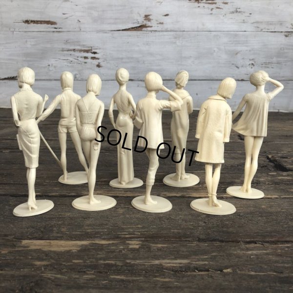 画像3: 60s Louis Marx Campus Cuties Figures Set of 8 (J774)