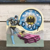 70s Vintage Talking alarm Clock Batman & Robin (J771)