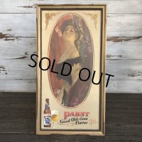 Vintage Pabst Blue Ribbon Beer Good Old - time Flavor Sign (J773)