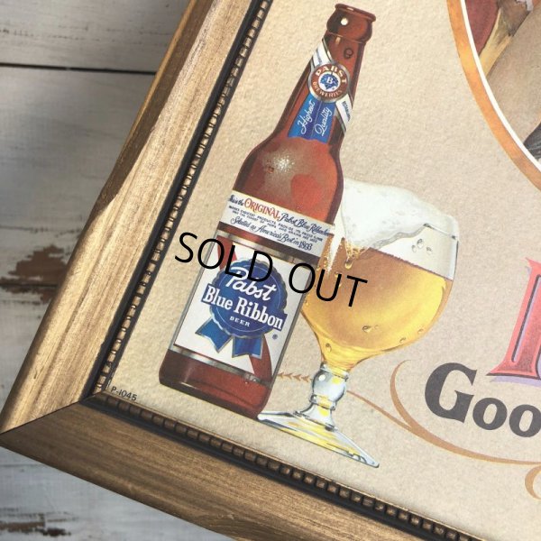 画像4: Vintage Pabst Blue Ribbon Beer Good Old - time Flavor Sign (J773)