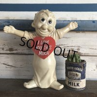 Vintage Message Doll Big Size I LOVE YOU THIS MUCH (J774)