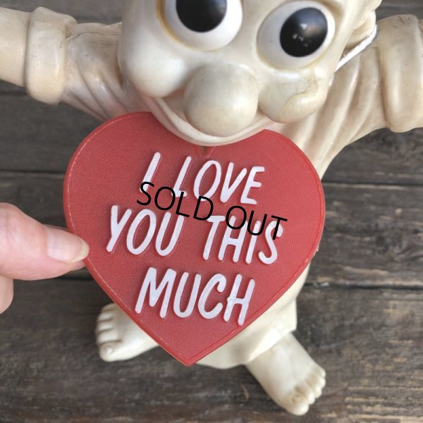 画像9: Vintage Message Doll Big Size I LOVE YOU THIS MUCH (J774)