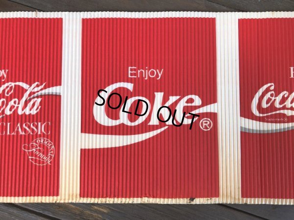 画像7: Vintage Coca Cola Store Window Display Paper Poster Sign (J785)