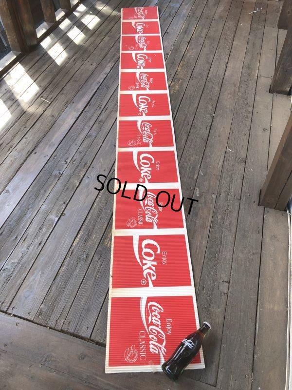 画像5: Vintage Coca Cola Store Window Display Paper Poster Sign (J785)
