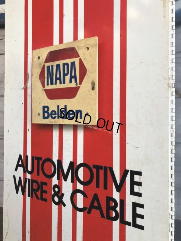 画像10: Vintage Napa Belden Automotive Wire & Cable Cabinet (J783) 