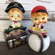 画像10: SALE Vintage Ceramic Bobble Head Doll Pirate (J786)