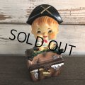 SALE Vintage Ceramic Bobble Head Doll Pirate (J786)