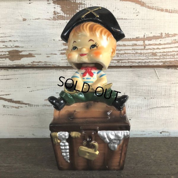 画像2: SALE Vintage Ceramic Bobble Head Doll Pirate (J786)