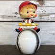 画像9: SALE Vintage Ceramic Bobble Head Doll Baseball (J788)