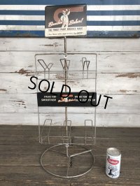Vintage Brushes by Baker Store Display Rack Sign (J794) 