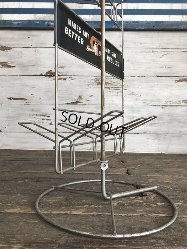 画像6: Vintage Brushes by Baker Store Display Rack Sign (J794)
