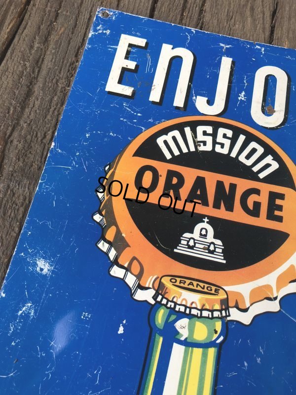 画像6: Vintage Mission Orange Sign (J795)