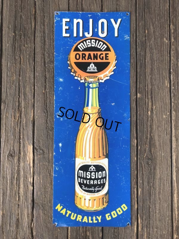 画像3: Vintage Mission Orange Sign (J795)