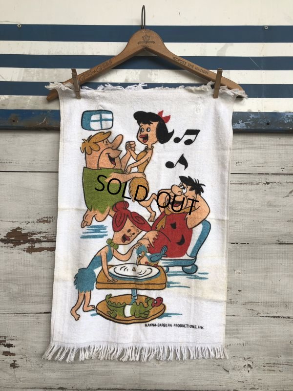 画像1: Vintage Towel The Flintstone Dead Stock (J793)