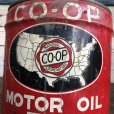 画像10: Vintage Oil can CO-OP Motor Oil 5 U.S. GALLONS (J806)  