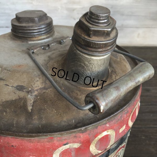 画像5: Vintage Oil can CO-OP Motor Oil 5 U.S. GALLONS (J806)