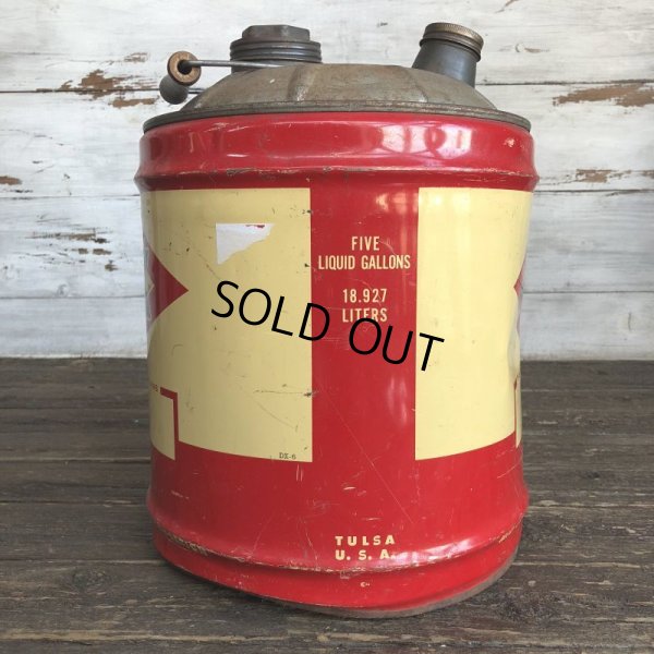 画像2: Vintage Oil can D-X Motor Oil 5 U.S. GALLONS (J803)  