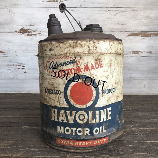 画像3: Vintage Oil can HAVOLINE Motor Oil 5 U.S. GALLONS (J805)  