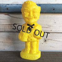 70s Vintage Bank KFC COL SANDERS Yellow (J809)
