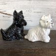 画像5: Vintage Black & White Scotch Whisky Salt & Pepper Shaker (J810) (5)