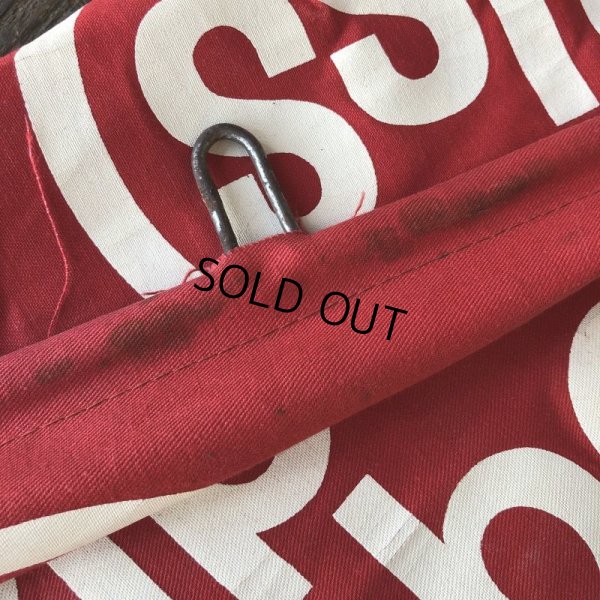 画像5: Vintage USS Pipe and Tubes Cloth Banner Sign (J815)