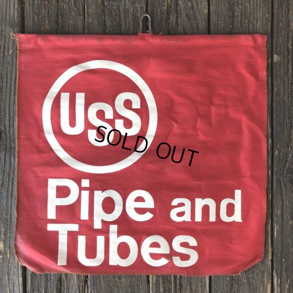 画像2: Vintage USS Pipe and Tubes Cloth Banner Sign (J815)