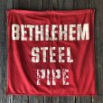 画像2: Vintage Bethlehem Steel Pipe Cloth Banner Sign (J814) (2)