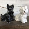 画像1: Vintage Black & White Scotch Whisky Salt & Pepper Shaker (J810) (1)