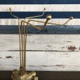 画像9: Vintage Brass Toned Counter Top Wire display Rack (J816)