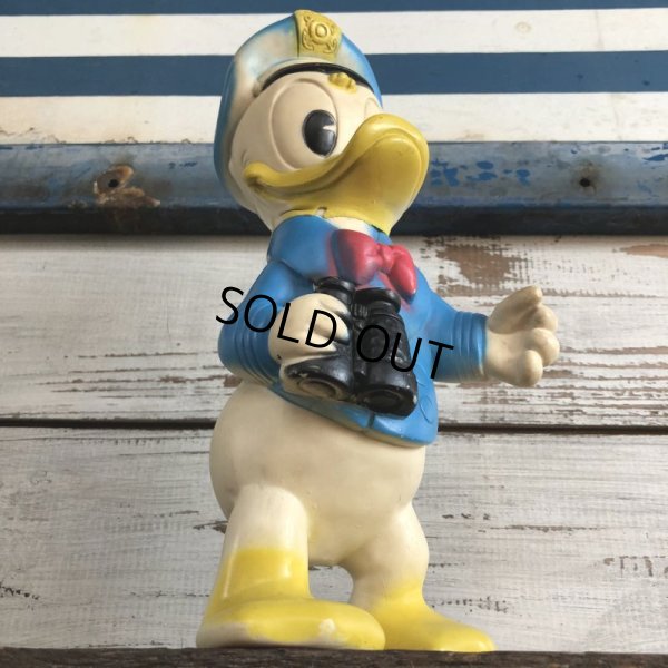 画像5:  60s Vintage DELL Disney Donald Duck Rubber Doll Captain (J828)