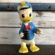 画像1:  60s Vintage DELL Disney Donald Duck Rubber Doll Captain (J828) (1)