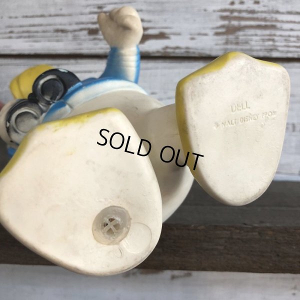 画像9:  60s Vintage DELL Disney Donald Duck Rubber Doll Captain (J828)