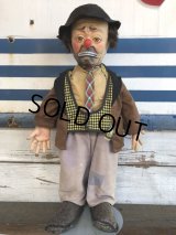 50s Vintage Emmett Kelly Clown Doll (J825)