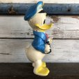 画像2:  60s Vintage DELL Disney Donald Duck Rubber Doll Captain (J828) (2)