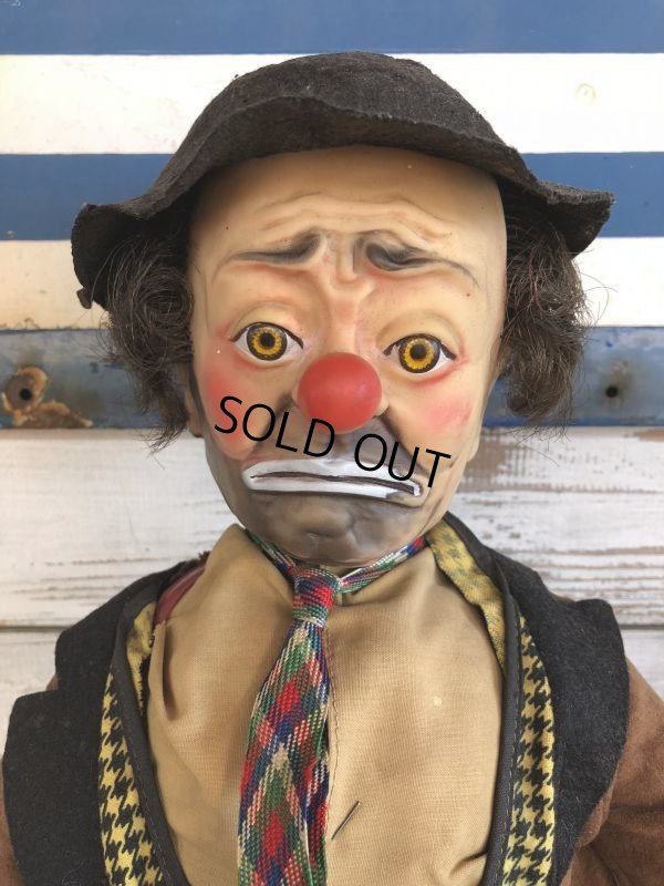 画像10: 50s Vintage Emmett Kelly Clown Doll (J825)