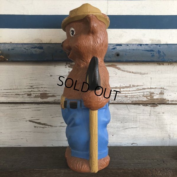 画像2: Vintage Smokey The Bear 14' Plastic Blow Mold Bank (J844)