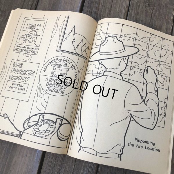 画像5: Vintage Smokey The Bear Color and Activity Book (J840)