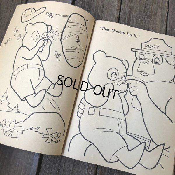 画像7: Vintage Smokey The Bear Color and Activity Book (J840)