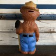 画像3: Vintage Smokey The Bear 14' Plastic Blow Mold Bank (J844)