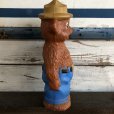 画像4: Vintage Smokey The Bear 14' Plastic Blow Mold Bank (J844)