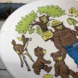 画像3: Vintage Smokey The Bear Plastic Plate (J839) (3)