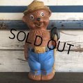 Vintage Smokey The Bear 14' Plastic Blow Mold Bank (J844)