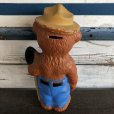 画像6: Vintage Smokey The Bear 14' Plastic Blow Mold Bank (J844)