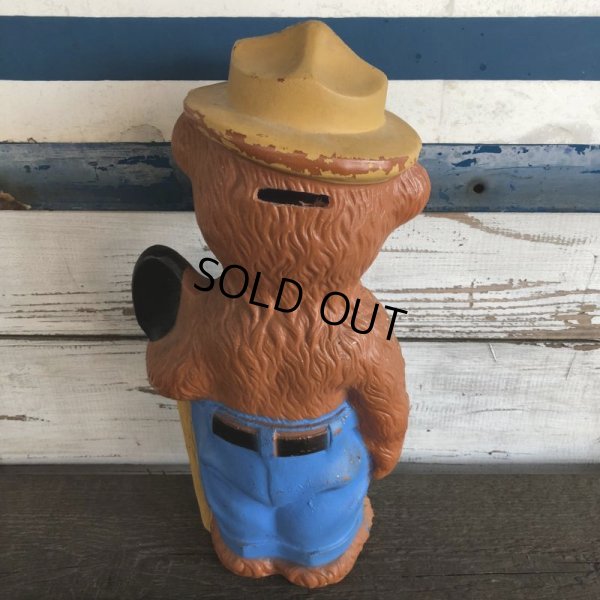 画像6: Vintage Smokey The Bear 14' Plastic Blow Mold Bank (J844)