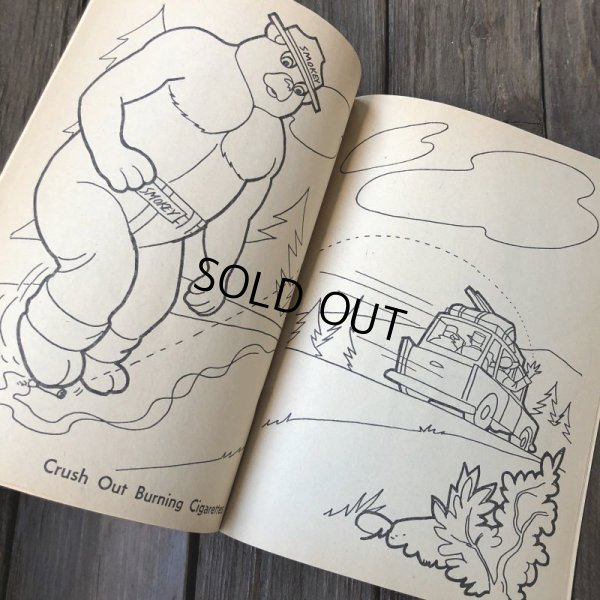 画像6: Vintage Smokey The Bear Color and Activity Book (J840)